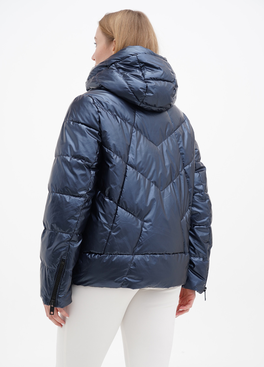 Синяя зимняя куртка Fly luxury