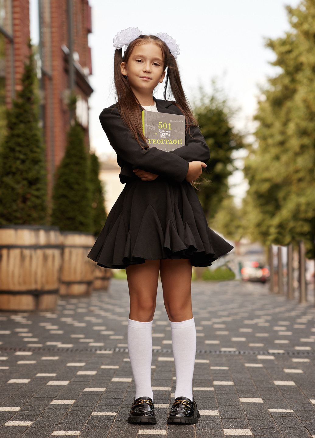 Гольфы детские белые однотонные Mo Ko Ko Socks (253853680)