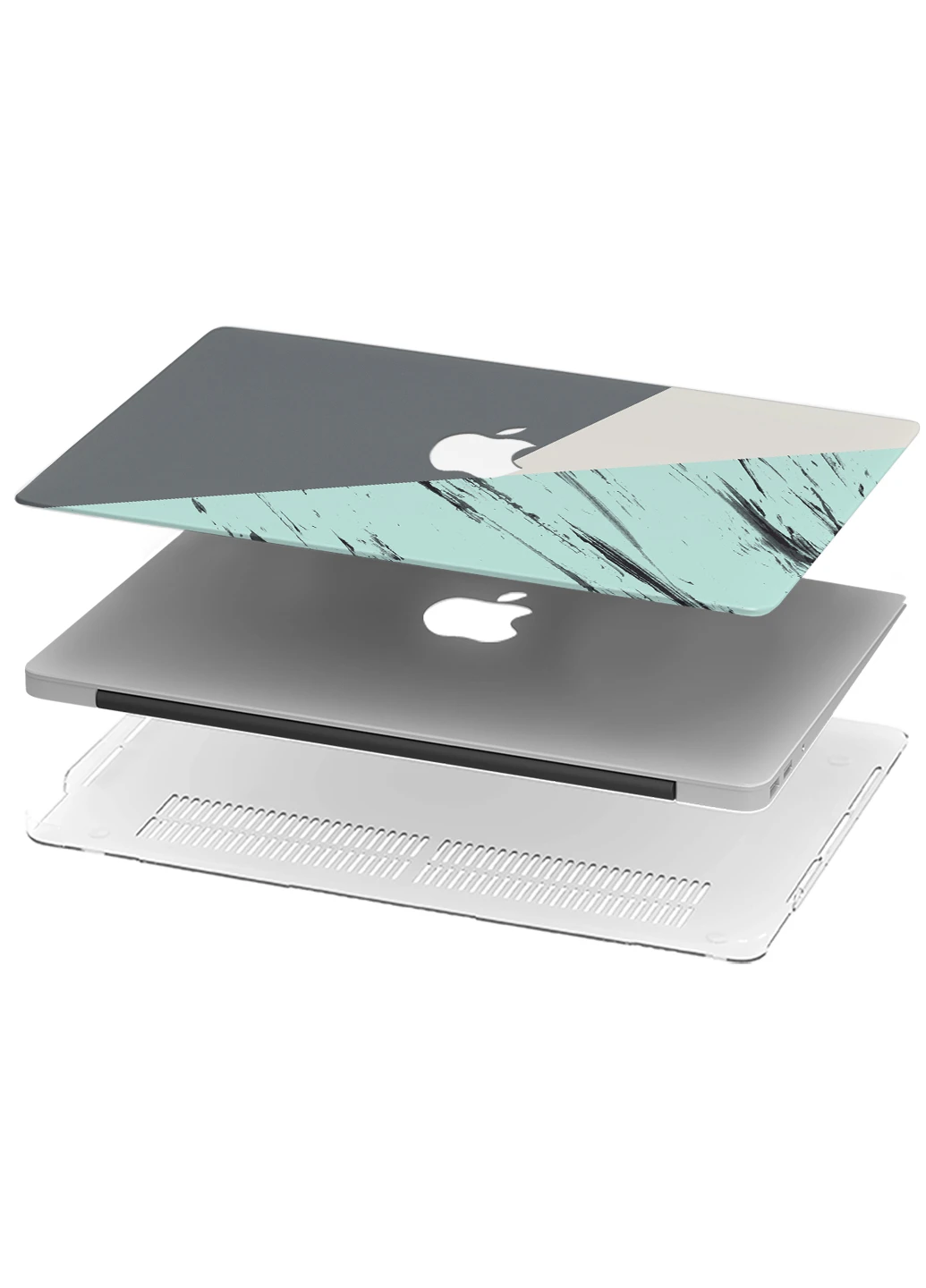 Чехол пластиковый для Apple MacBook Air 13 A1932 / A2179 / A2337 Геометрия (Geometric) (9656-1883) MobiPrint (218505332)