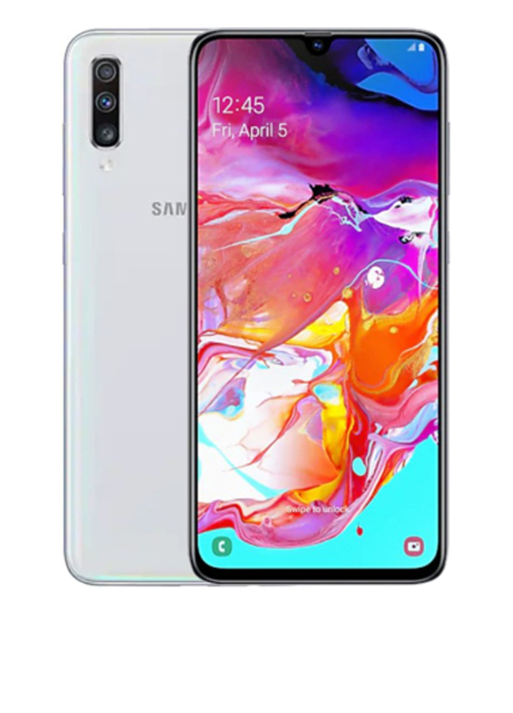 Смартфон Samsung Galaxy A70 6/128G White (SM-A705FZWUSEK) белый
