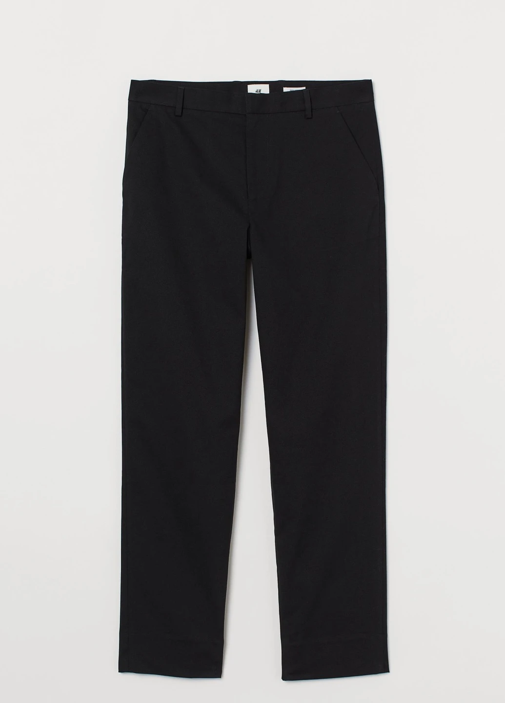 Черные демисезонные брюки H&M