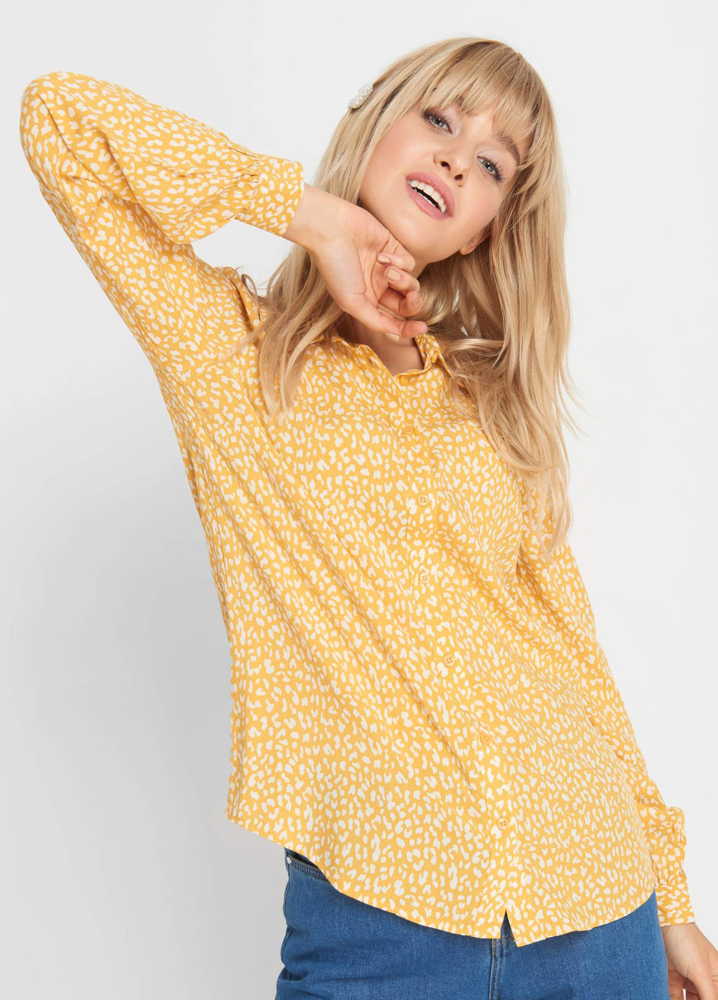 Жовта демісезонна блуза Orsay