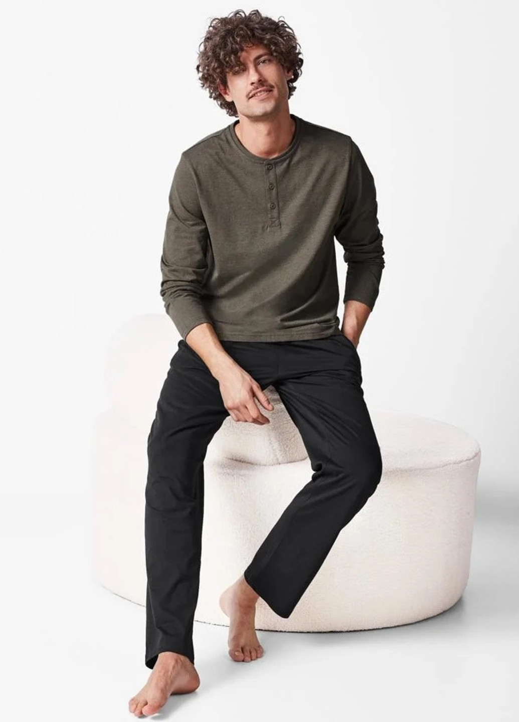 Пижама (лонгслив, брюки) Livergy (365761793)