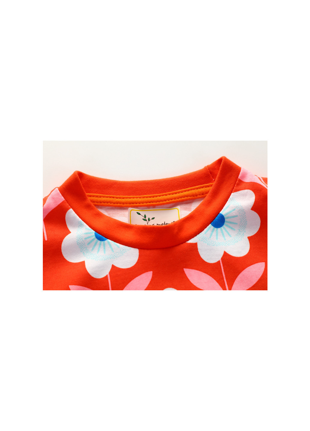 Оранжевое платье для девочки ромашки Jumping Meters (232551913)