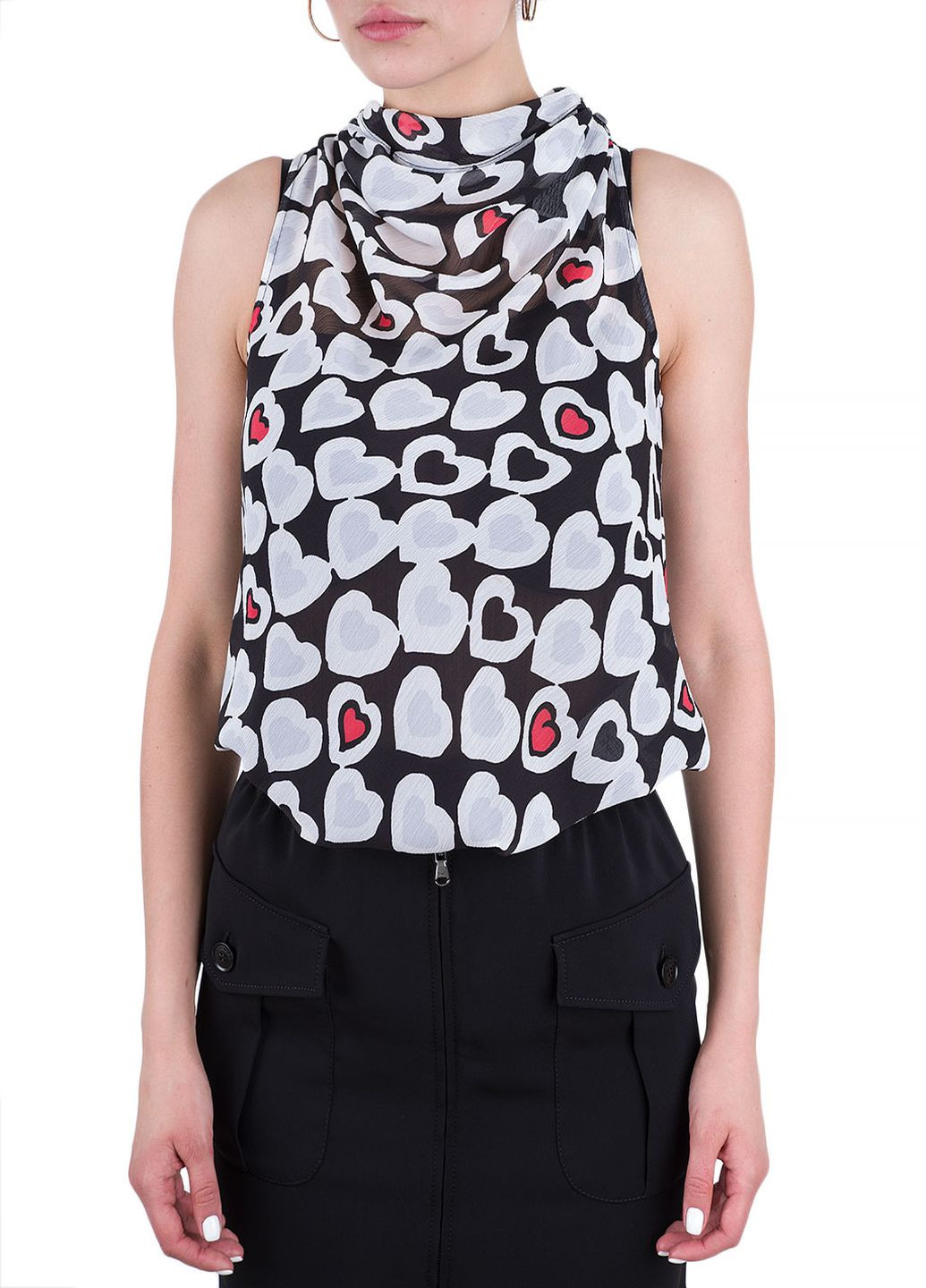 Комбінована блуза Emporio Armani