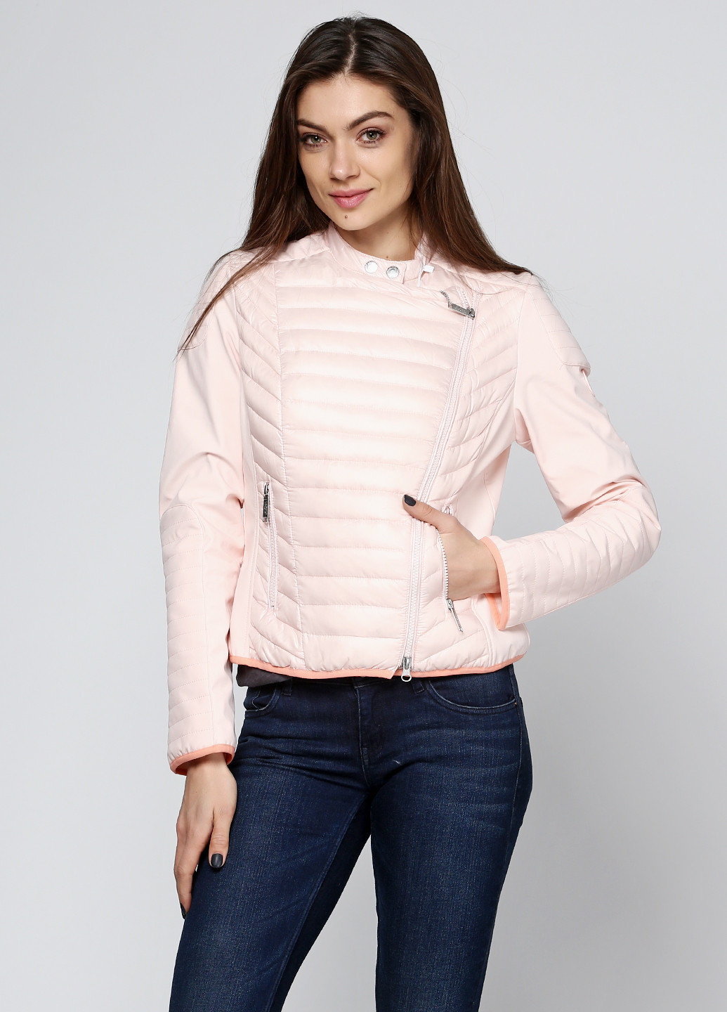Светло-розовая демисезонная куртка S.Oliver