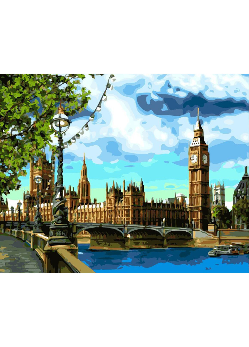 Картина по номерам "Лондон" 40х50 см Brushme (199230577)