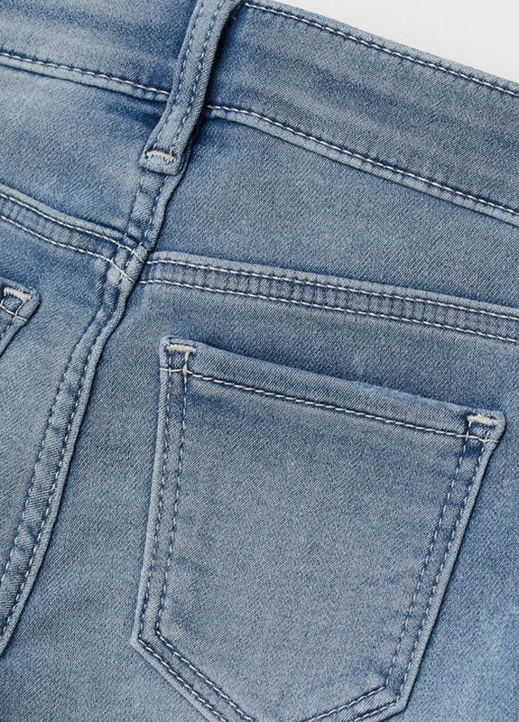 Голубые демисезонные скинни штаны джинсы скинни для девочки H&M