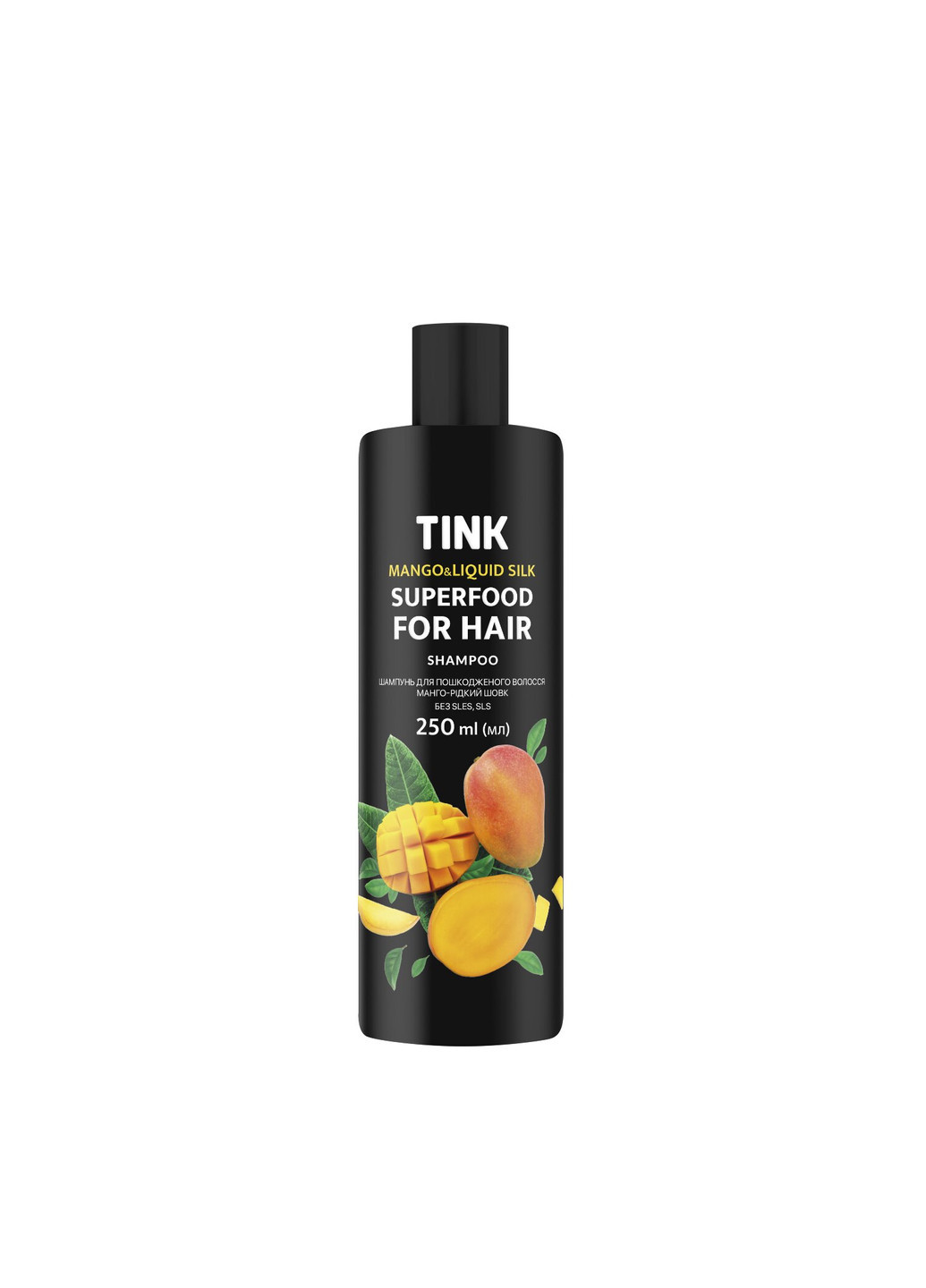 Шампунь для пошкодженого волосся Манго-Рідкий шовк 250 мл Tink (251853433)