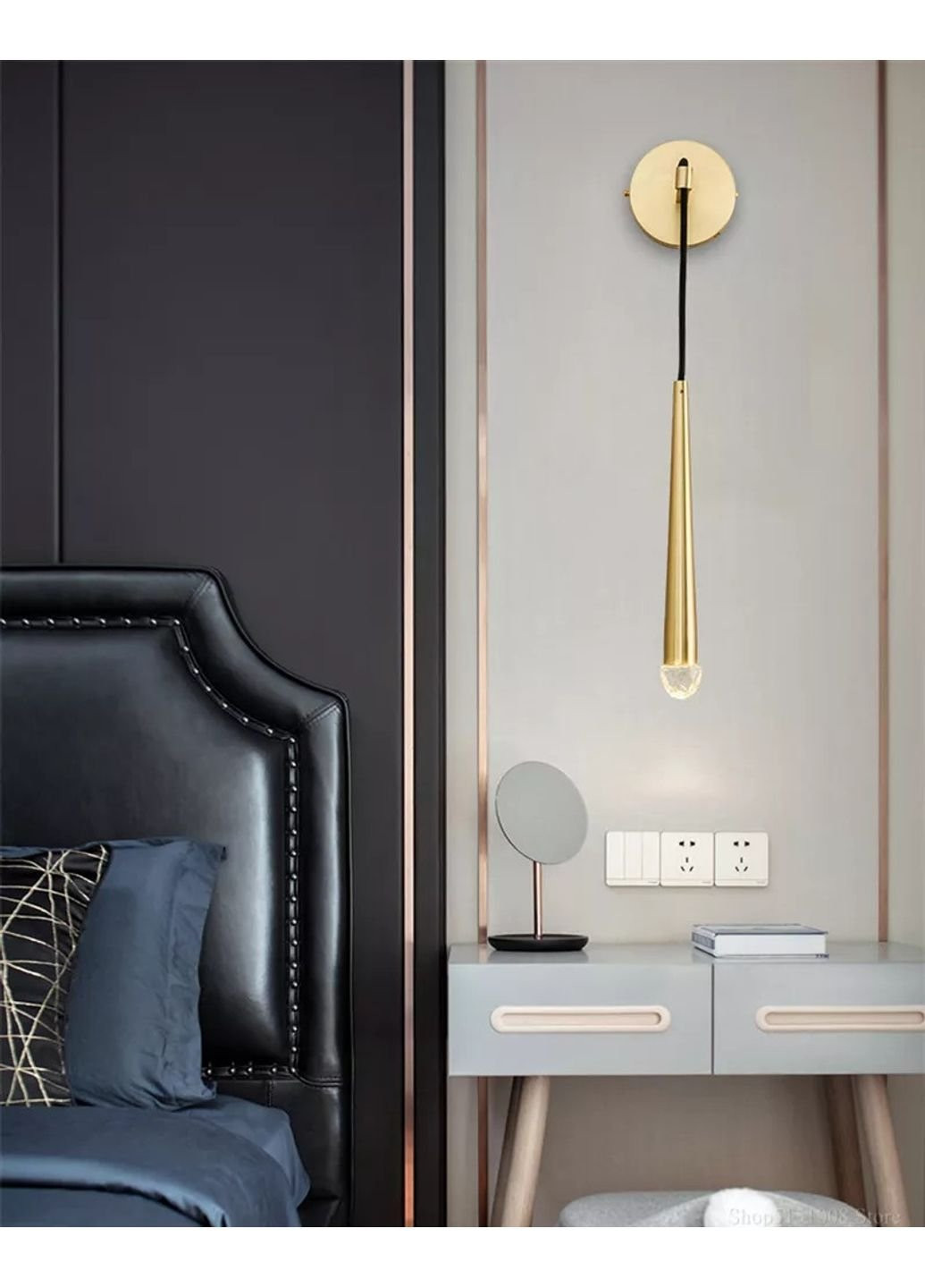 Бра настінний LED B37-k Золото 35х10х10 см. Sunnysky (253545336)