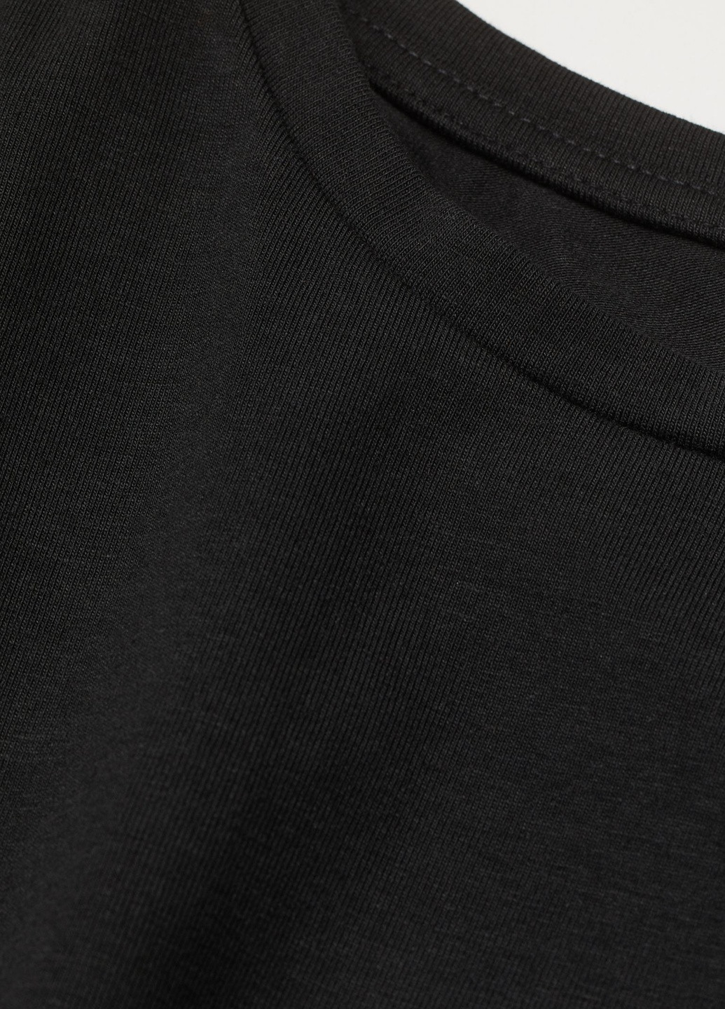 Черное кэжуал платье H&M однотонное