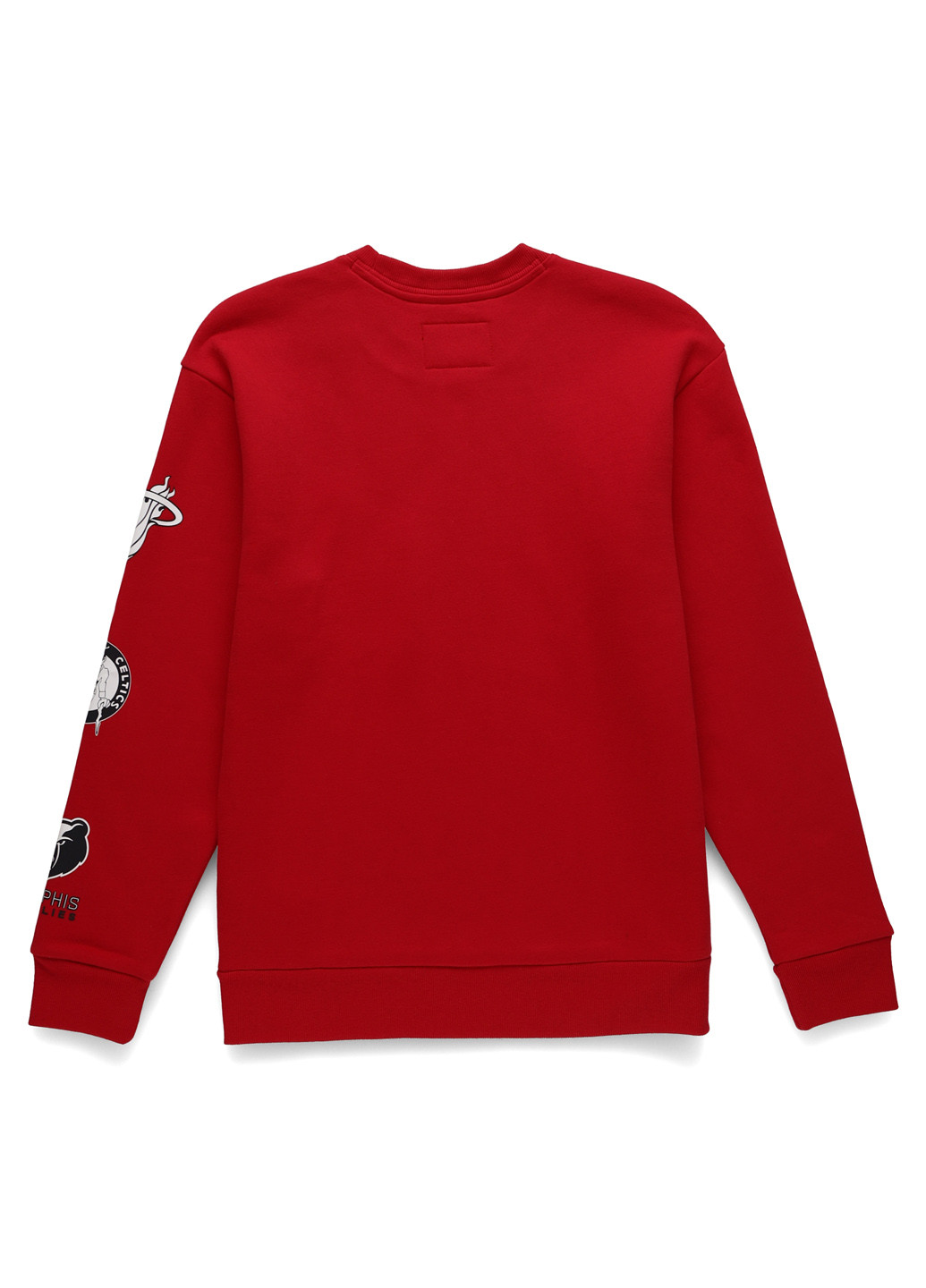 Червоний світшот Hollister малюнок без декору (340310820)