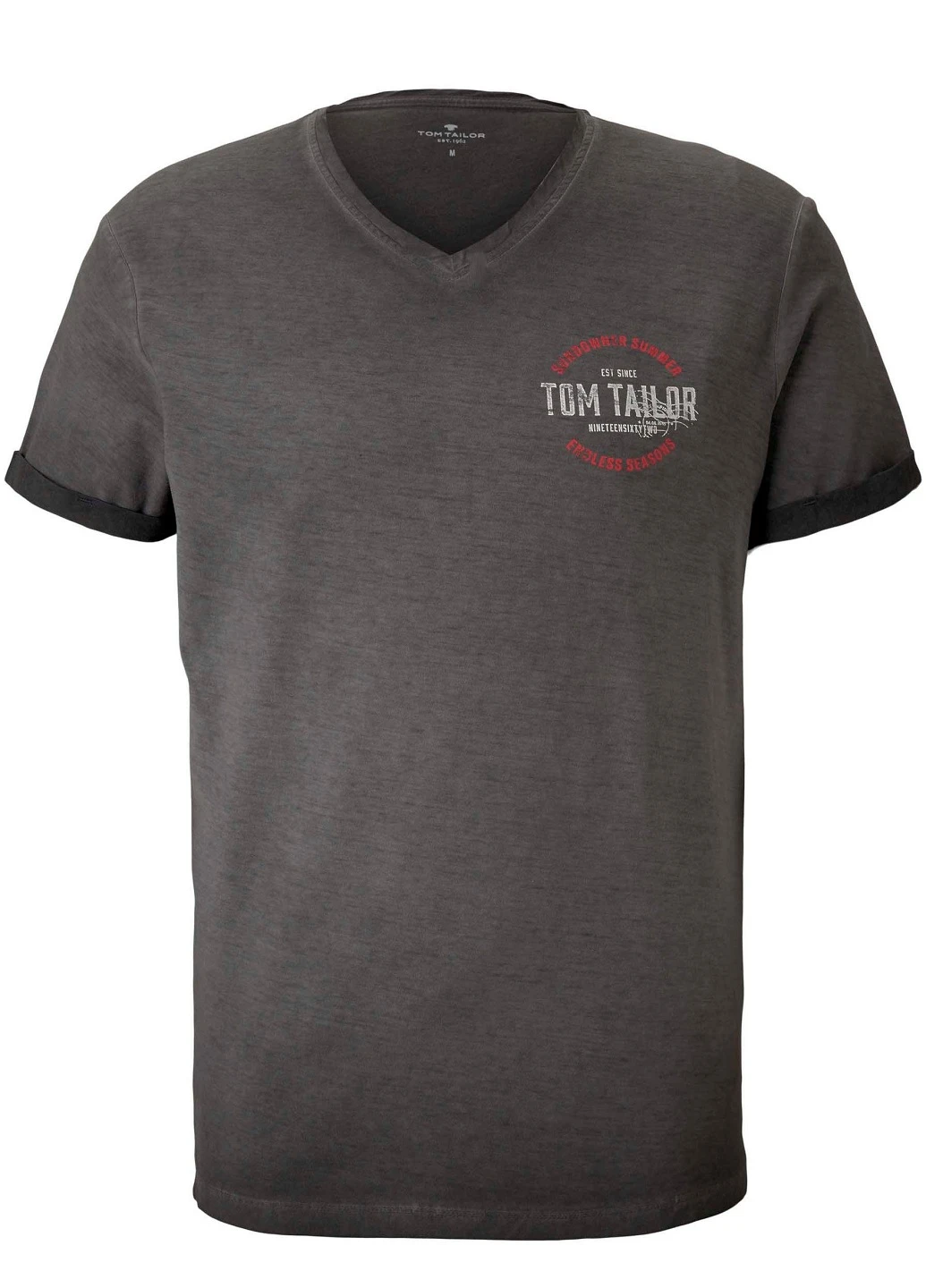 Сіра футболка Tom Tailor