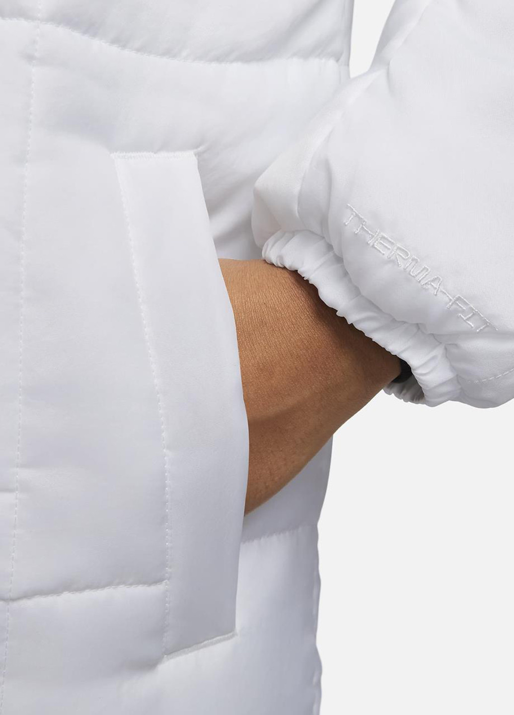 Белая демисезонная куртка fb7675-100 Nike Sportswear Classic Puffer