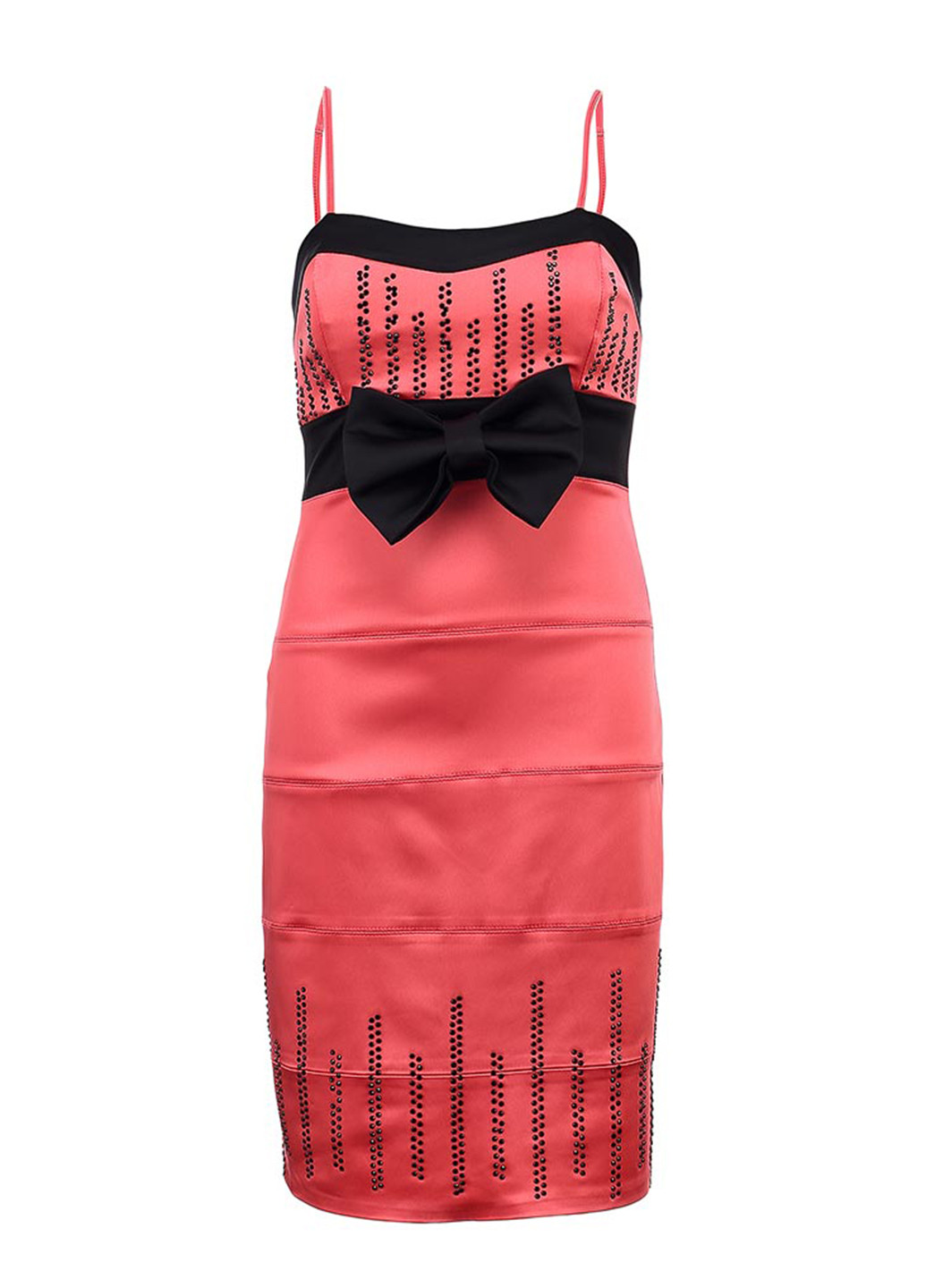 Розовое коктейльное платье Corleone с абстрактным узором