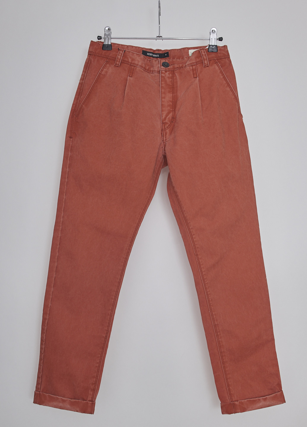 Кирпичные демисезонные со средней талией джинсы Antony Morato