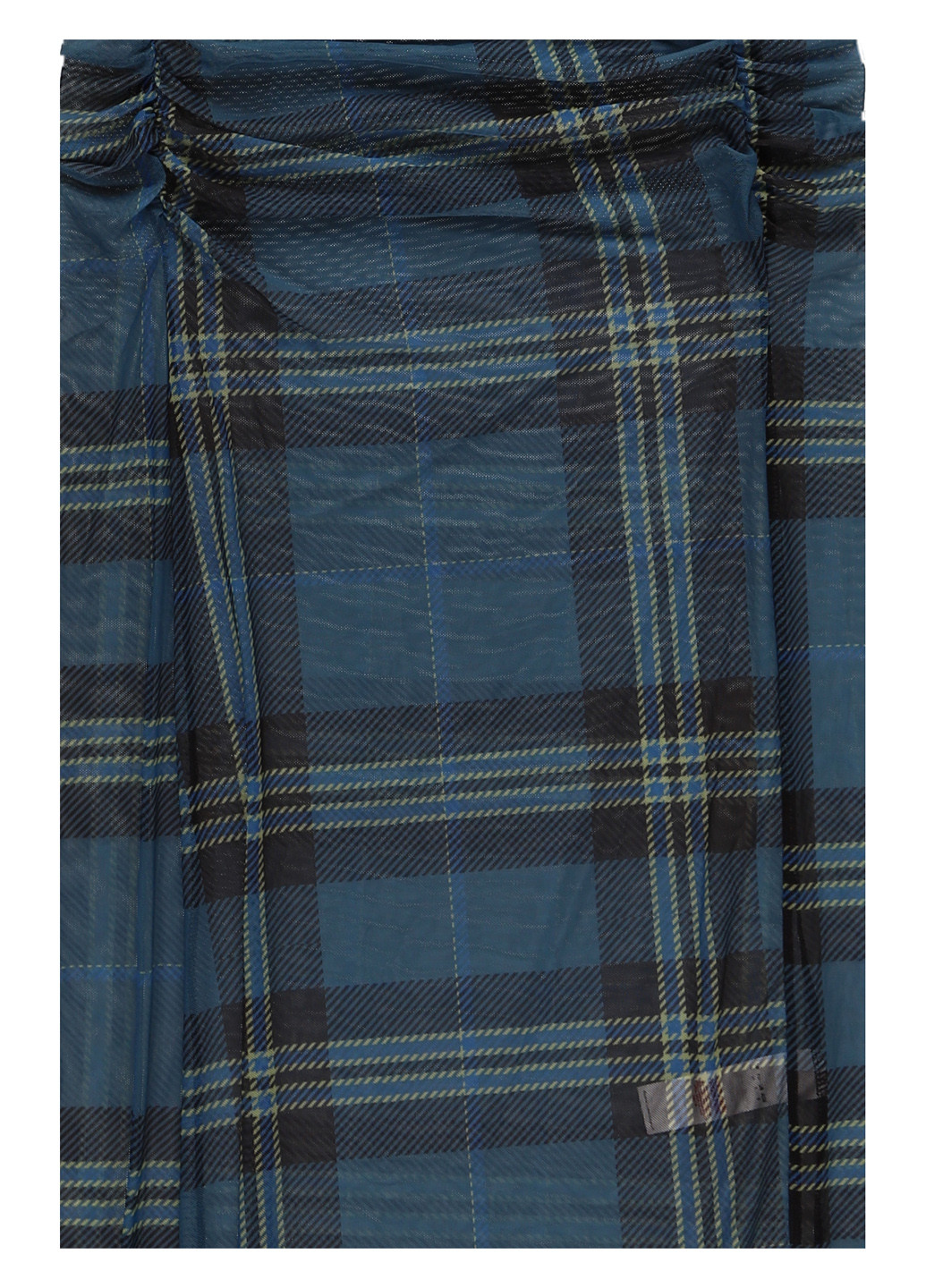 Синее кэжуал платье New Girl Order в клетку