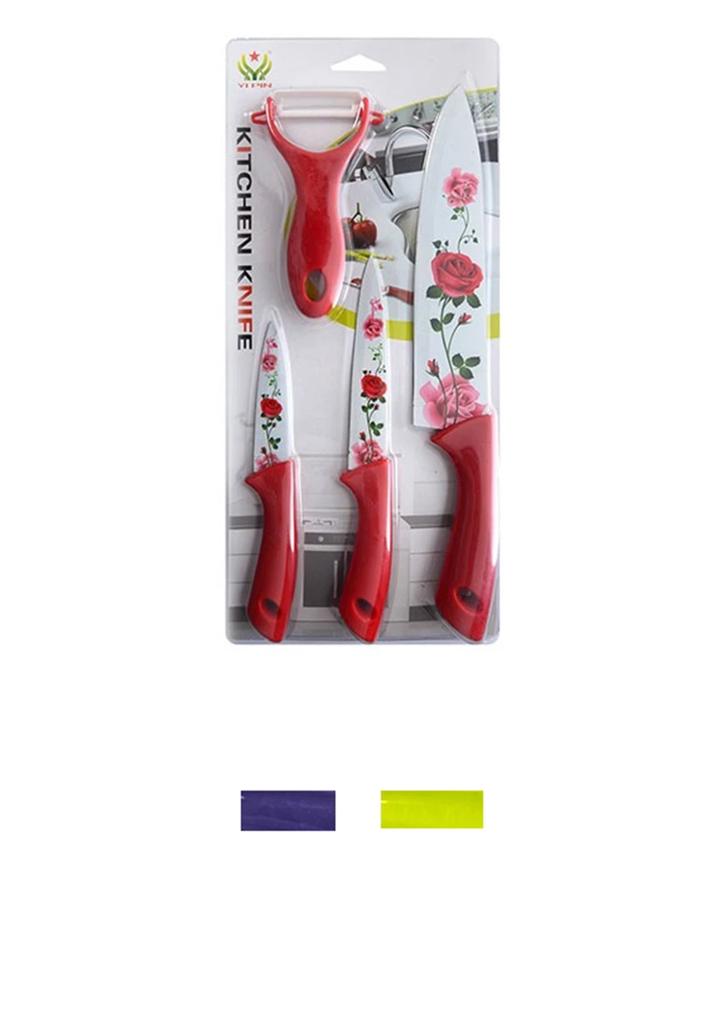 Набор ножей (4 пр.) Kitchen Master комбінований, метал