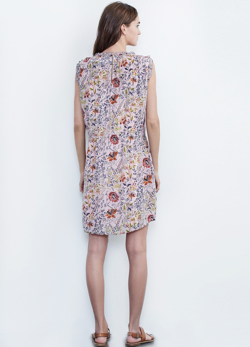 Комбинированное кэжуал платье Velvet by Graham & Spencer с цветочным принтом
