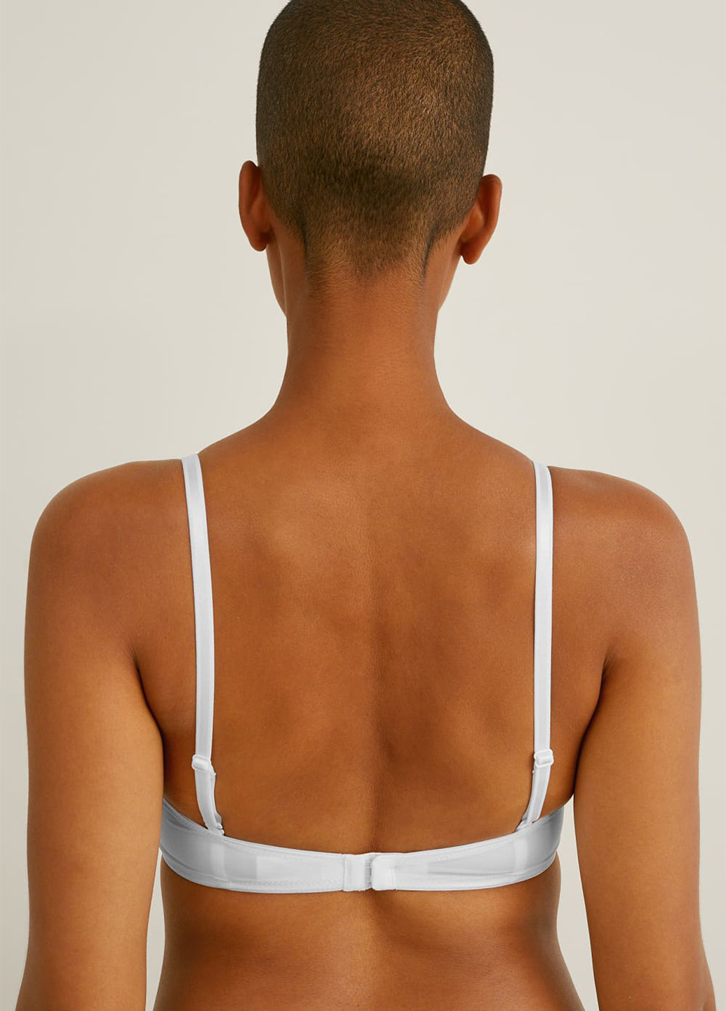 Білий бюстгальтер (2 шт.) C&A без кісточок поліамід