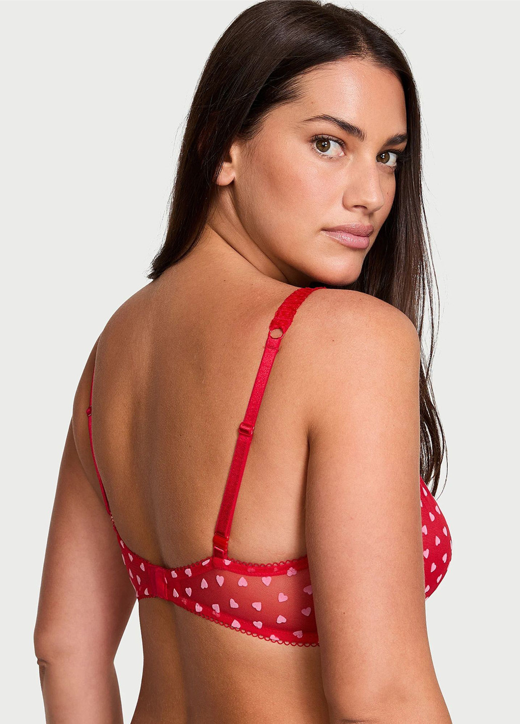 Красный демисезонный комплект (бюстгальтер, трусики) Victoria's Secret