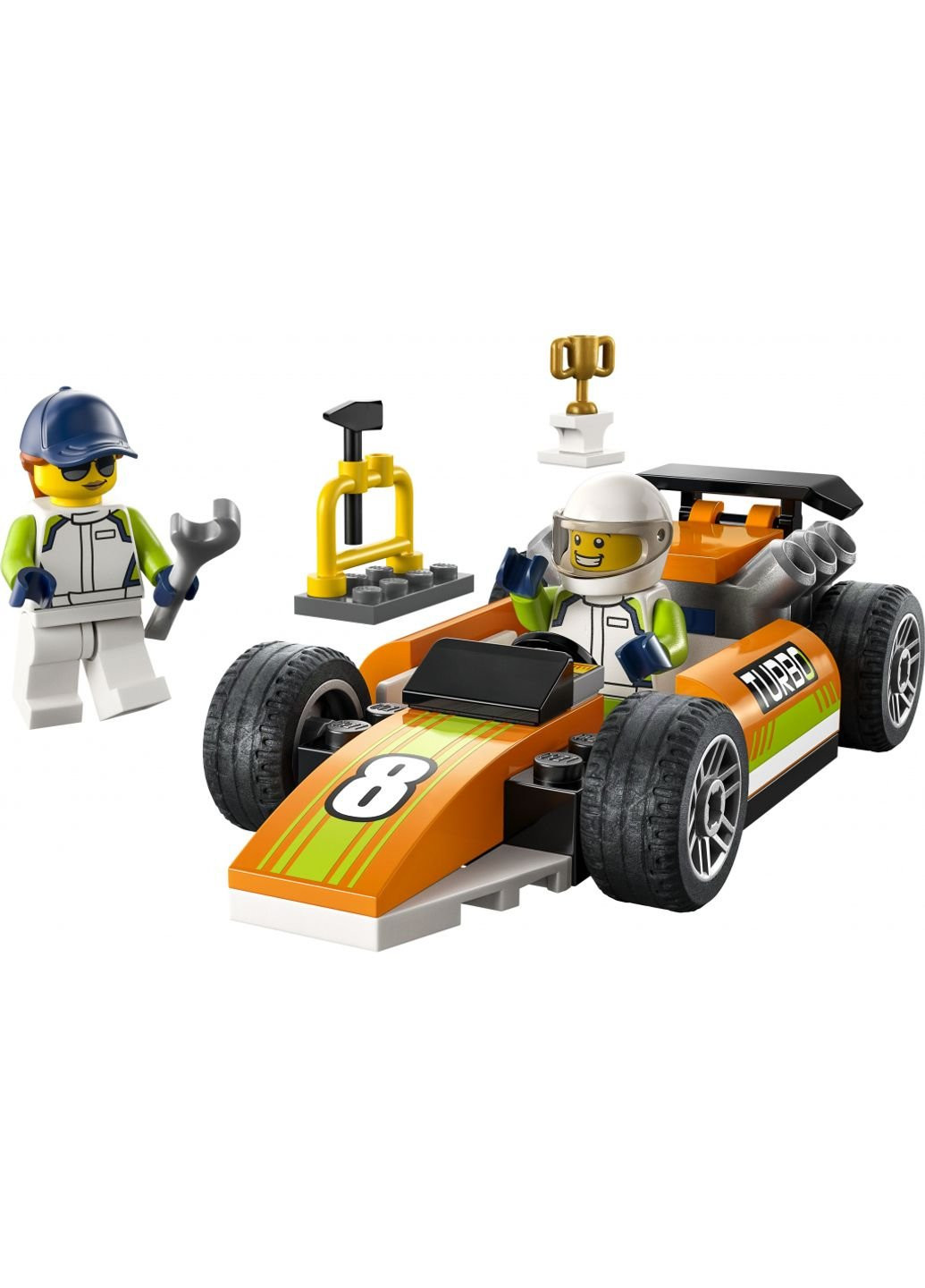 Конструктор City Гоночный автомобиль 46 деталей (60322) Lego (254053588)