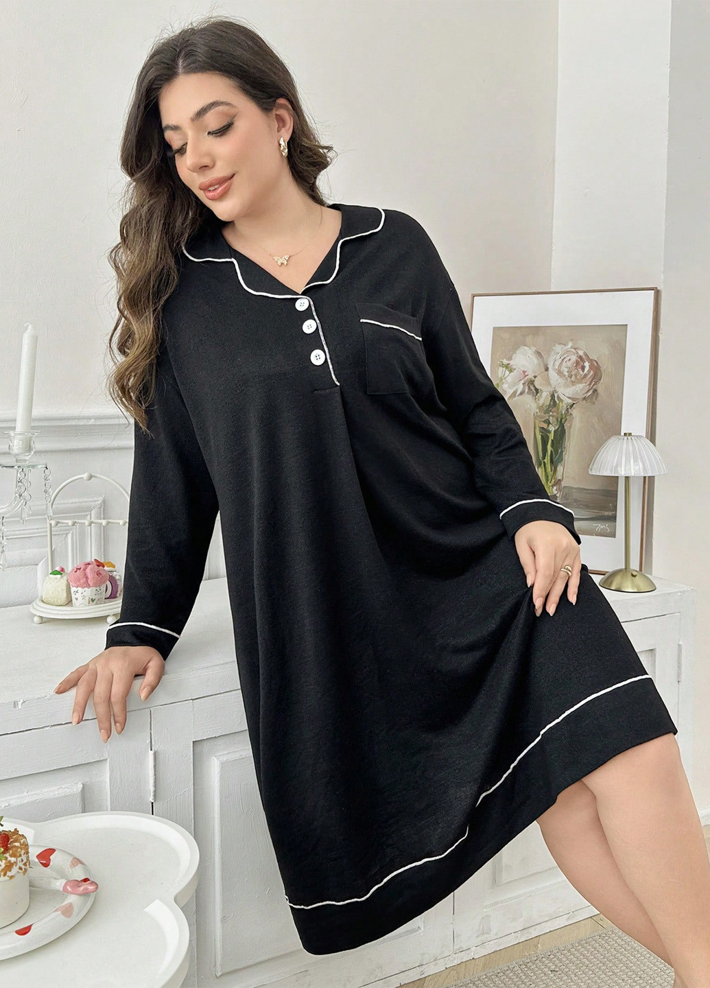 Нічна сорочка SHEIN (342405552)