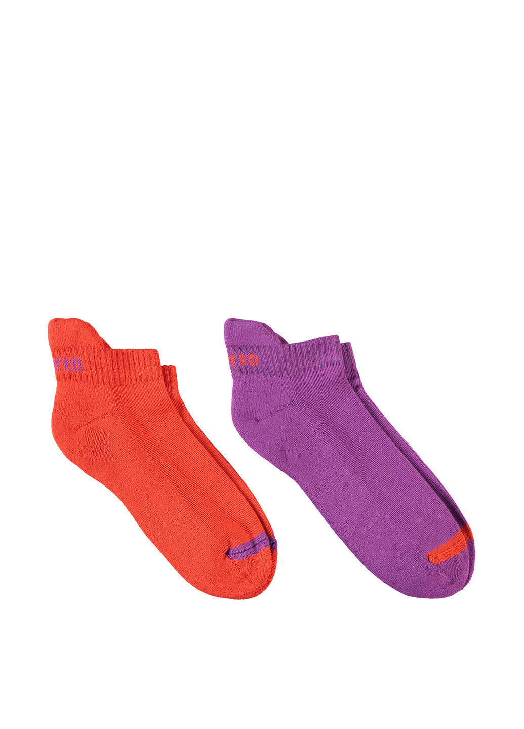 Комбинированные носки (2 пары) UNITED4 однотонные (329148628)