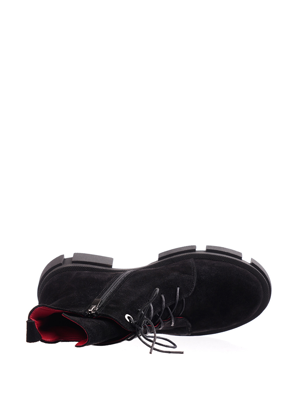 Осенние ботинки Lon&Ys со шнуровкой из натуральной замши