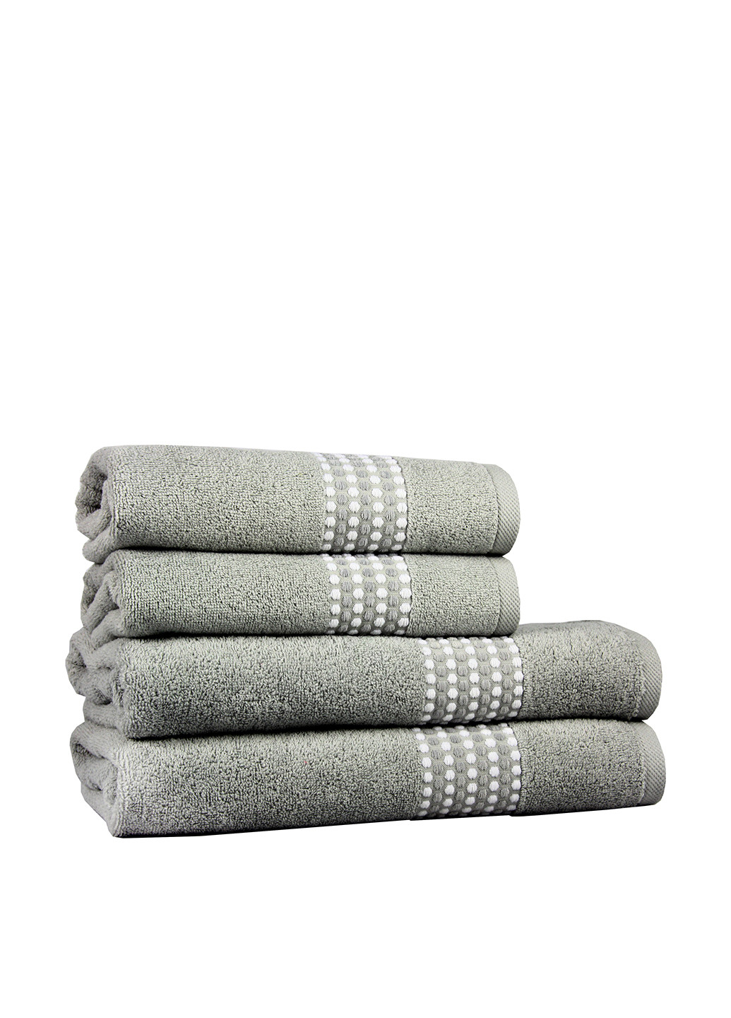 Maisonette полотенце, 50х100 см однотонный серый производство - Турция