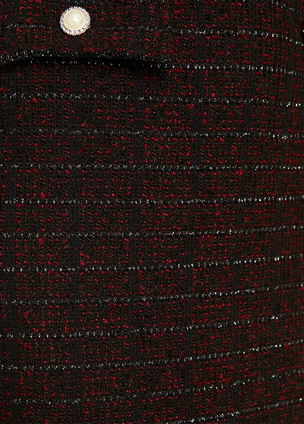 Темно-бордовая кэжуал меланж юбка KOTON