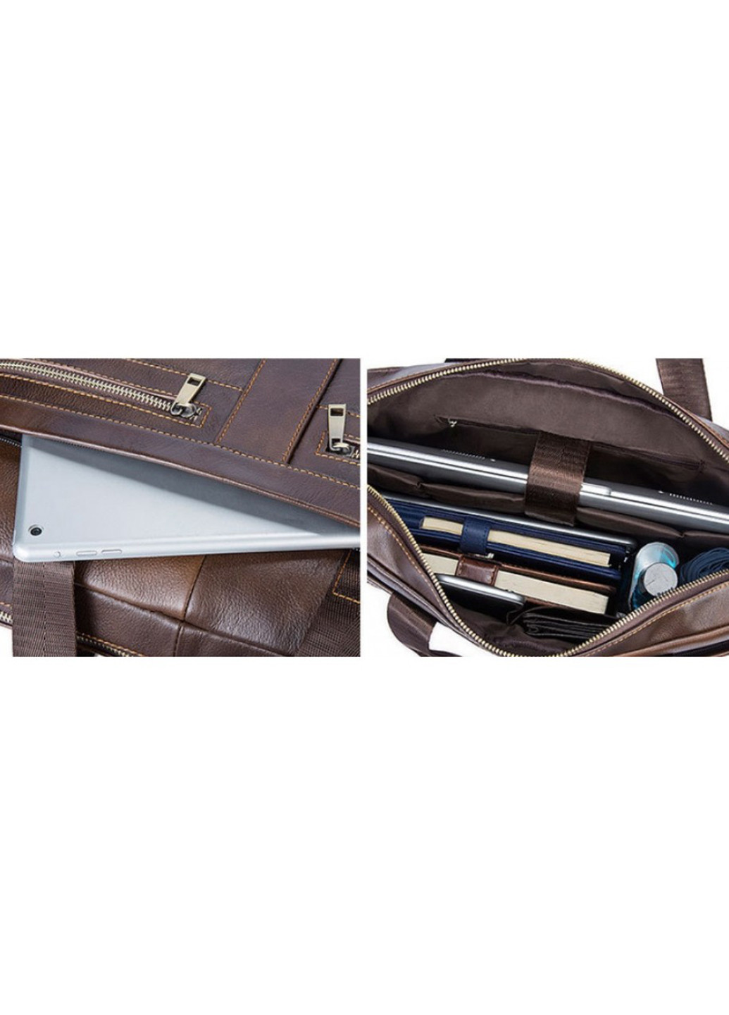 Чоловіча шкіряна сумка 40х30х7 см Vintage (229459117)