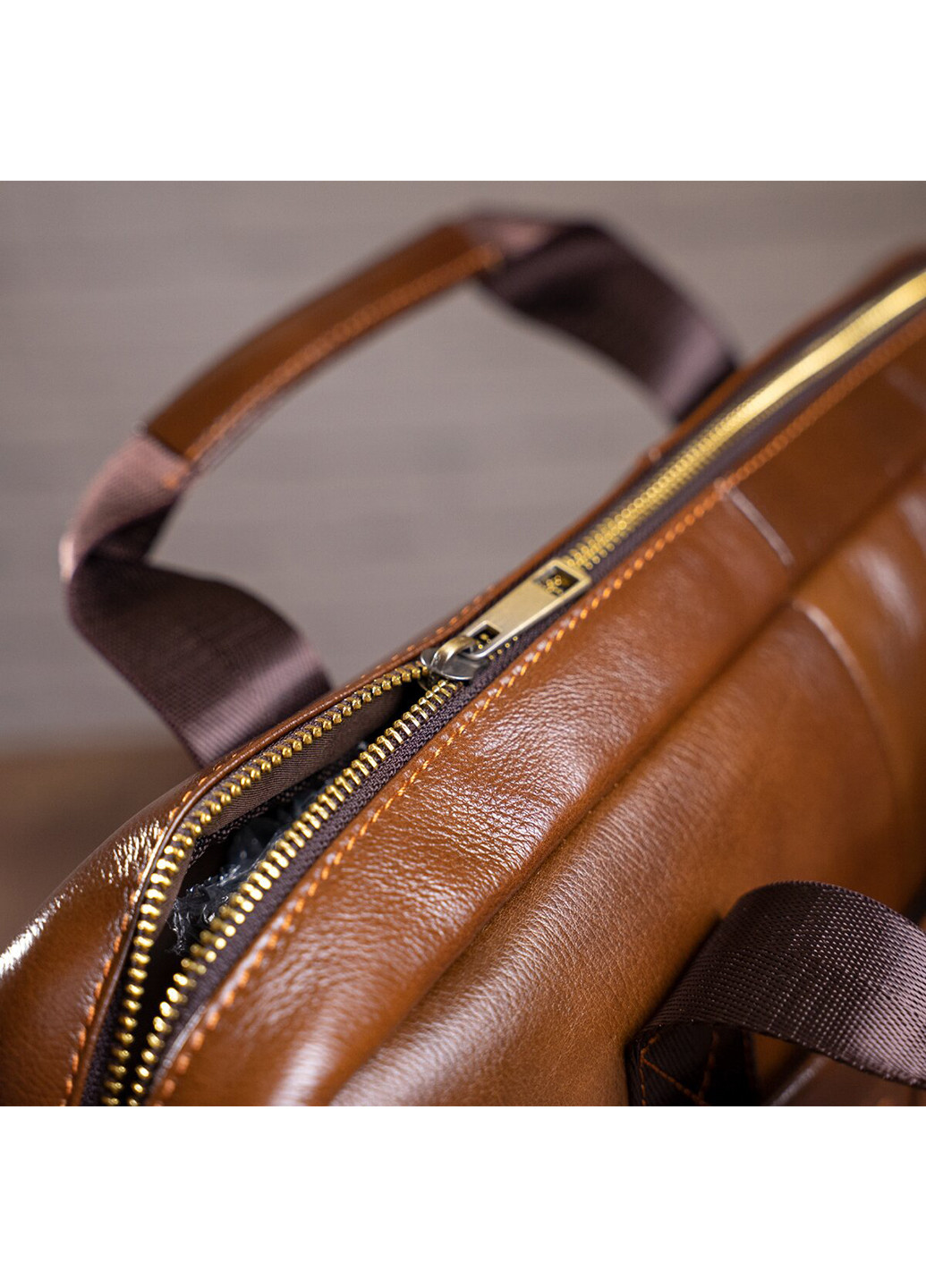 Чоловіча шкіряна сумка 40х30х7 см Vintage (229459117)