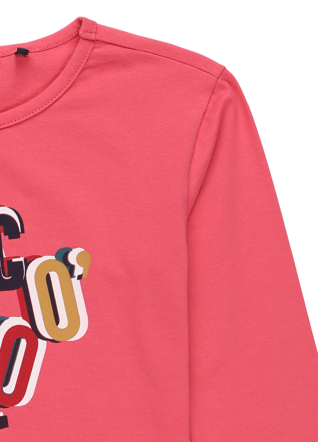 Розовый демисезонный кэжуал лонгслив Marc O'Polo с надписями