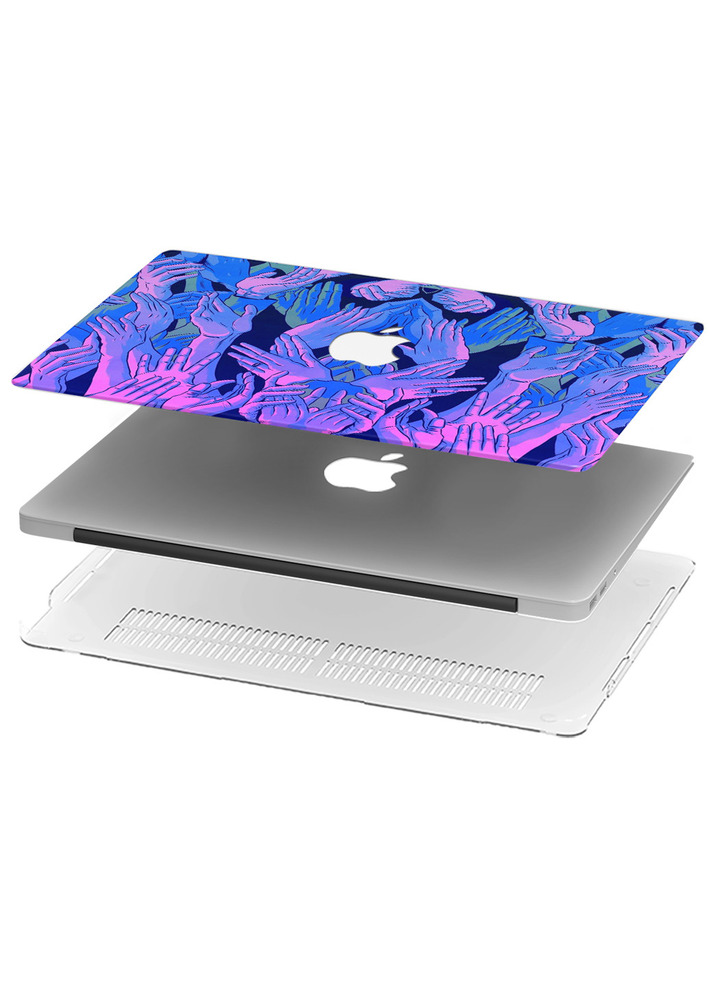 Чехол пластиковый для Apple MacBook Pro 13 A2289 / A2251 / A2338 Руки (Hands) (9772-1746) MobiPrint (218528620)