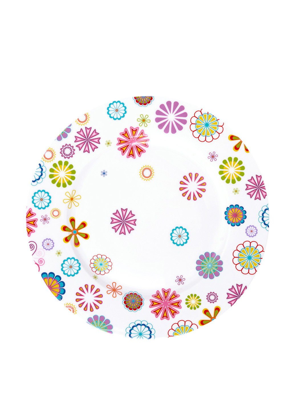 Тарелка мелкая, 26,6 см Krauff цветочная комбинированная