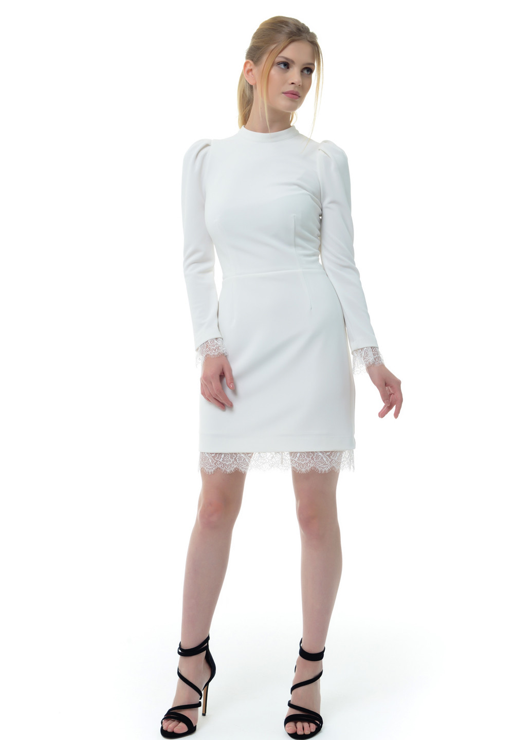 Білий кежуал сукня Arefeva однотонна