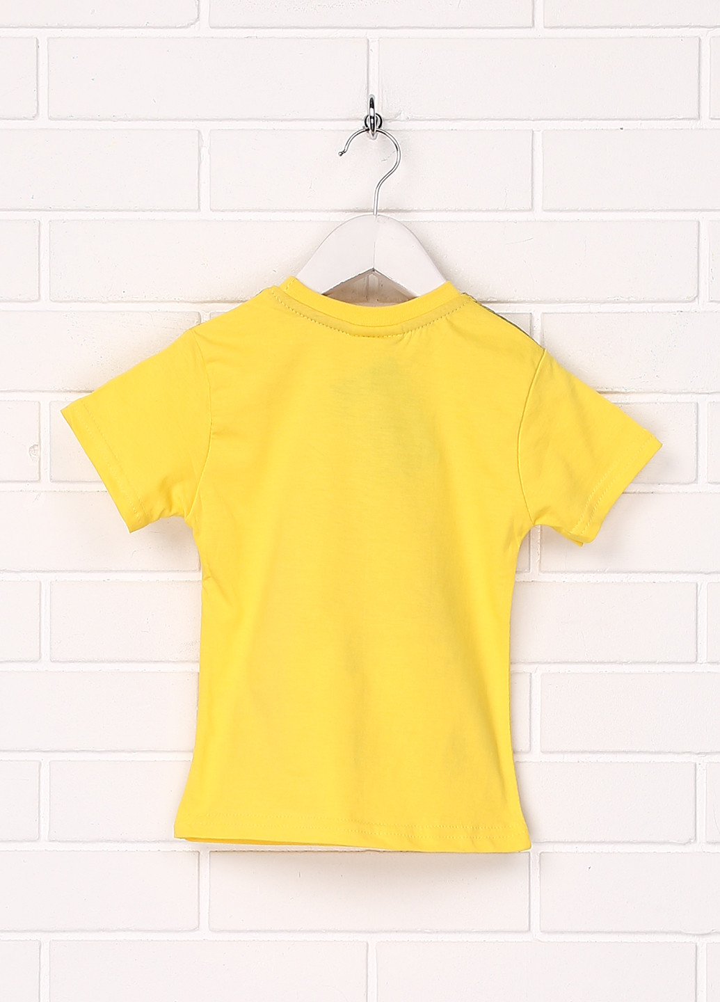 Жовта літня футболка з коротким рукавом Hacali Kids