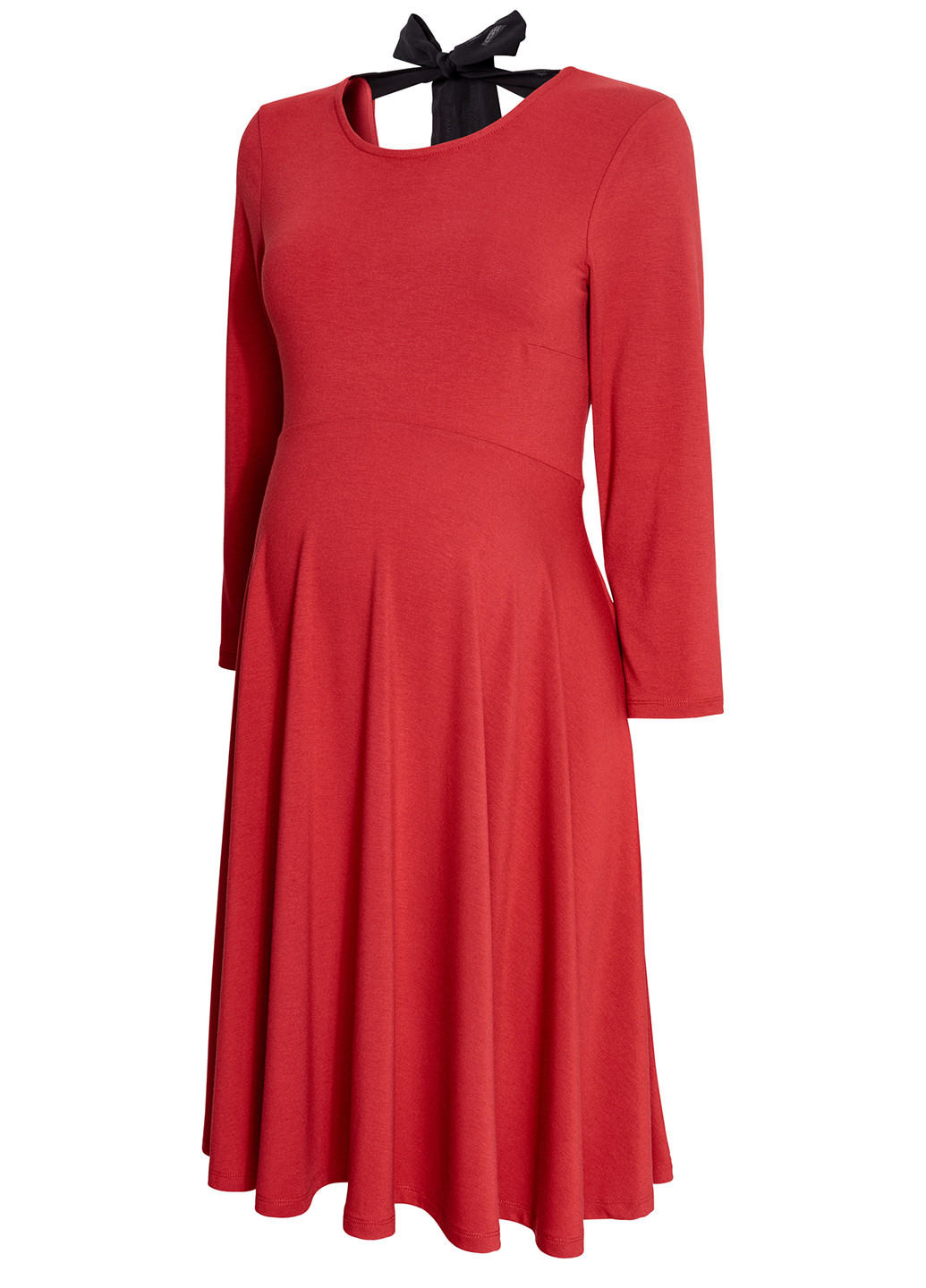 Темно-красное кэжуал платье для беременных H&M