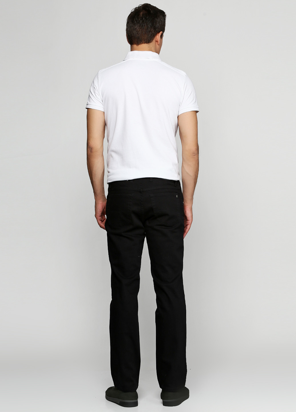 Черные демисезонные со средней талией джинсы Pioneer