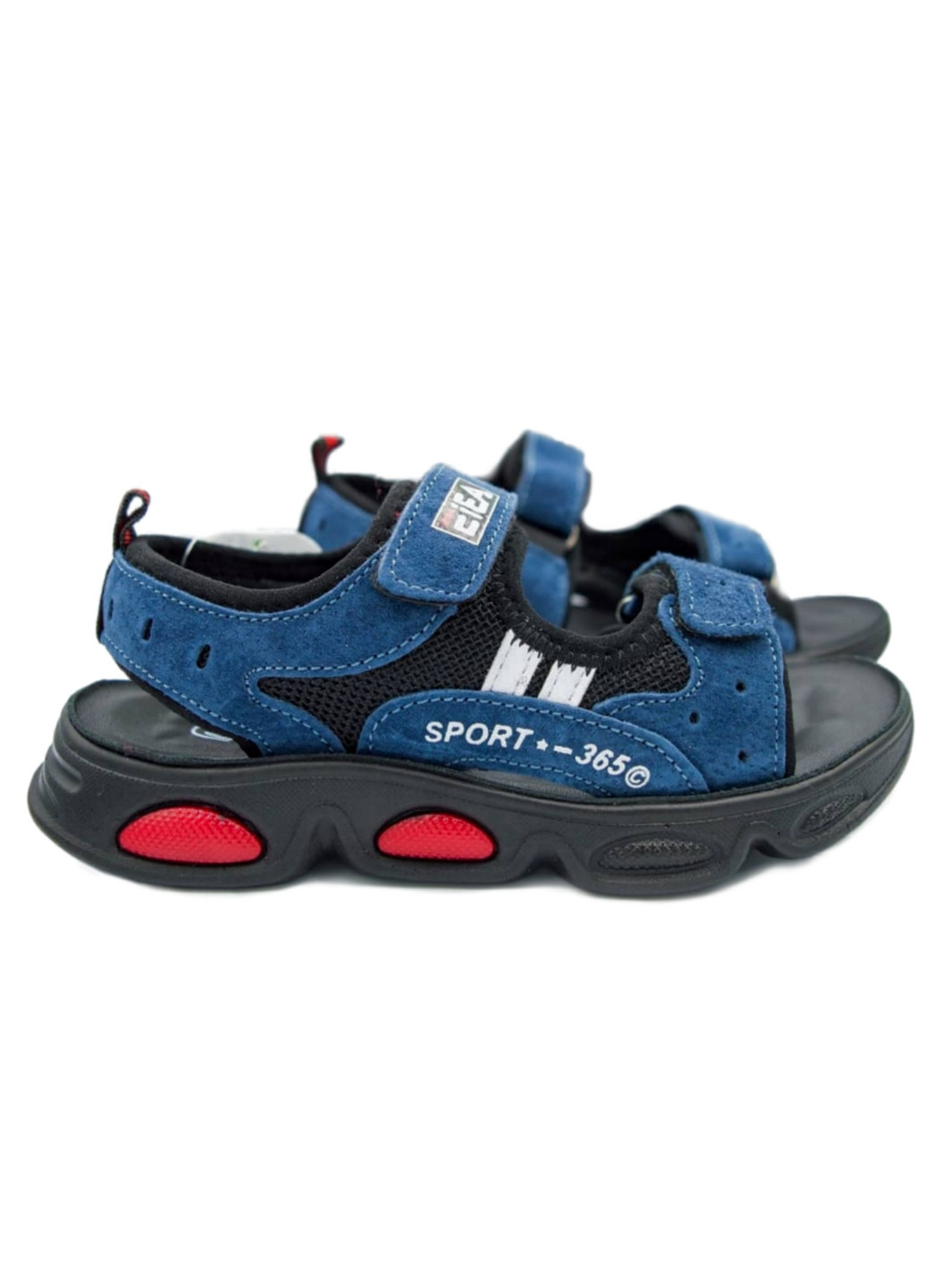 Синие спортивные детские сандалии для мальчика Kimbo-O на липучке