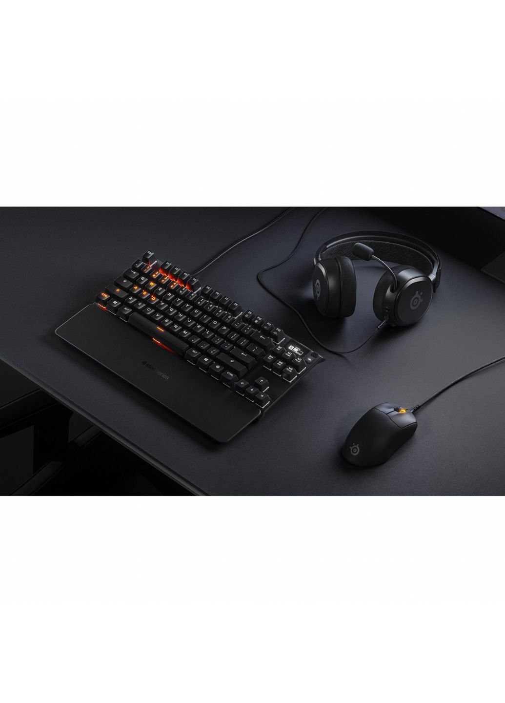 Мишка Prime Black (62533) SteelSeries (253432284)