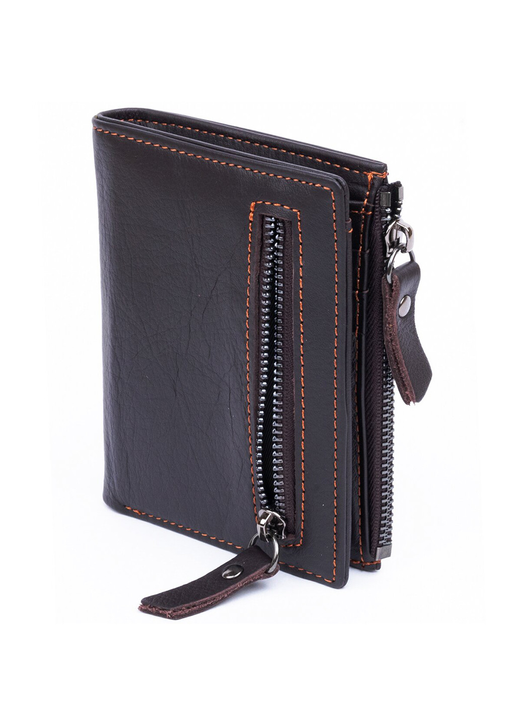 Чоловік шкіряний гаманець 9х11,5х1,5 см Vintage (229458628)