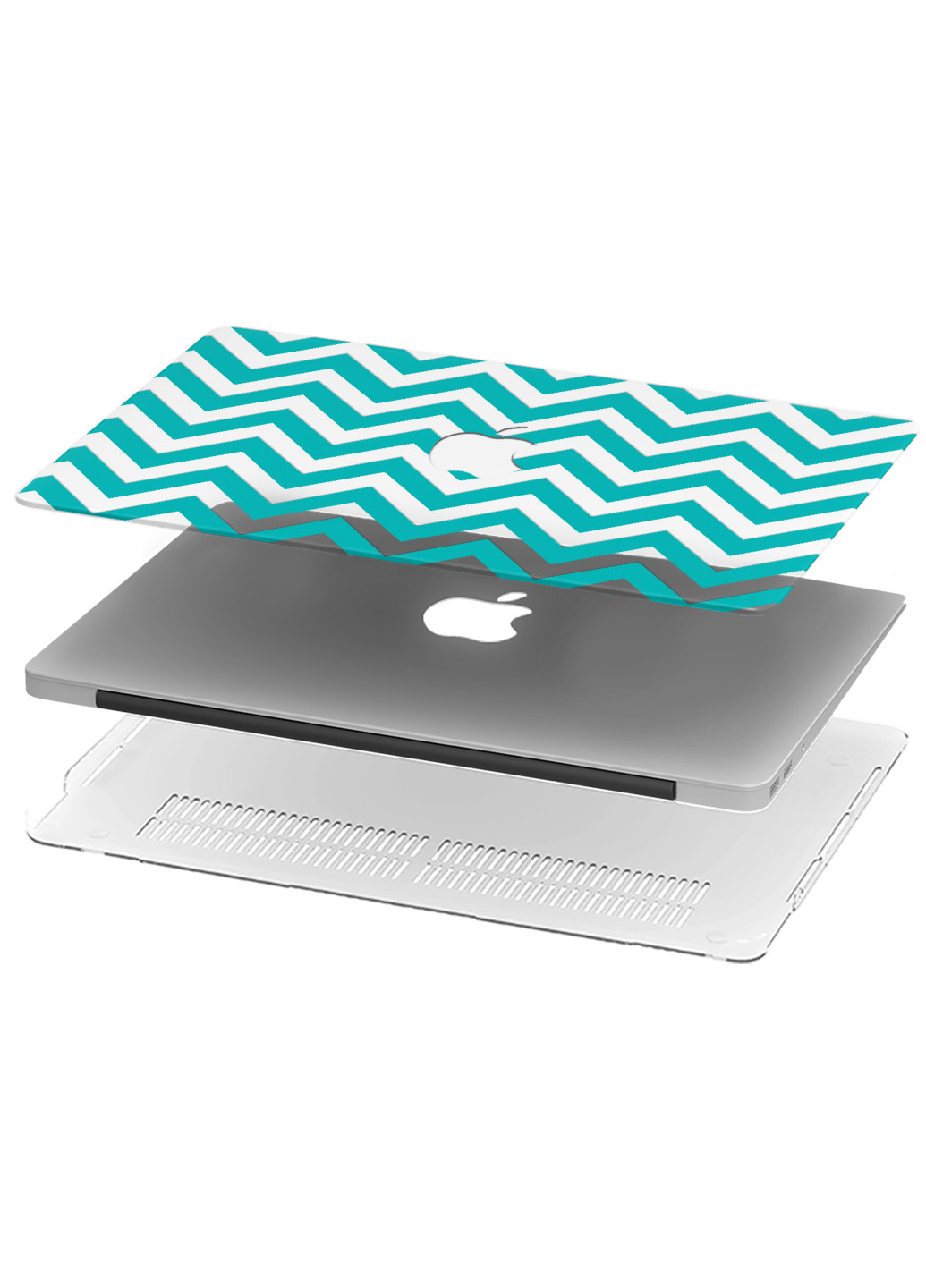 Чохол пластиковий для Apple MacBook Air 13 A1466 / A1369 Зiг Заг (Zig Zag) (6351-1924) MobiPrint (218528713)