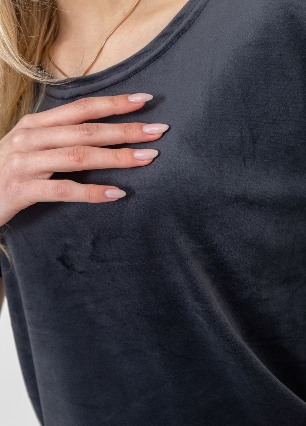 Темно-сіра всесезон піжама (футболка, шорти) футболка + шорти Ager