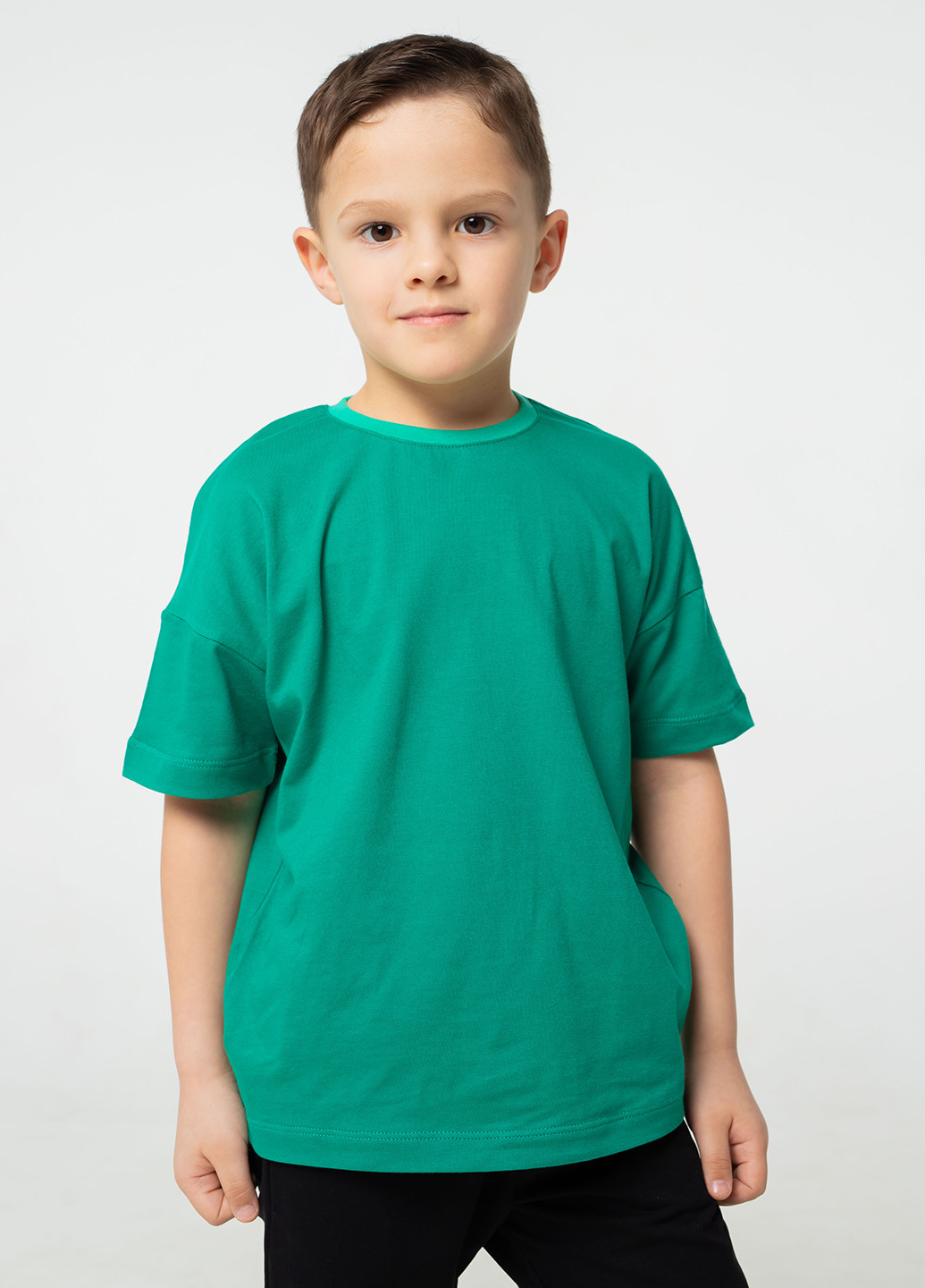 Зеленая летняя футболка Vidoli