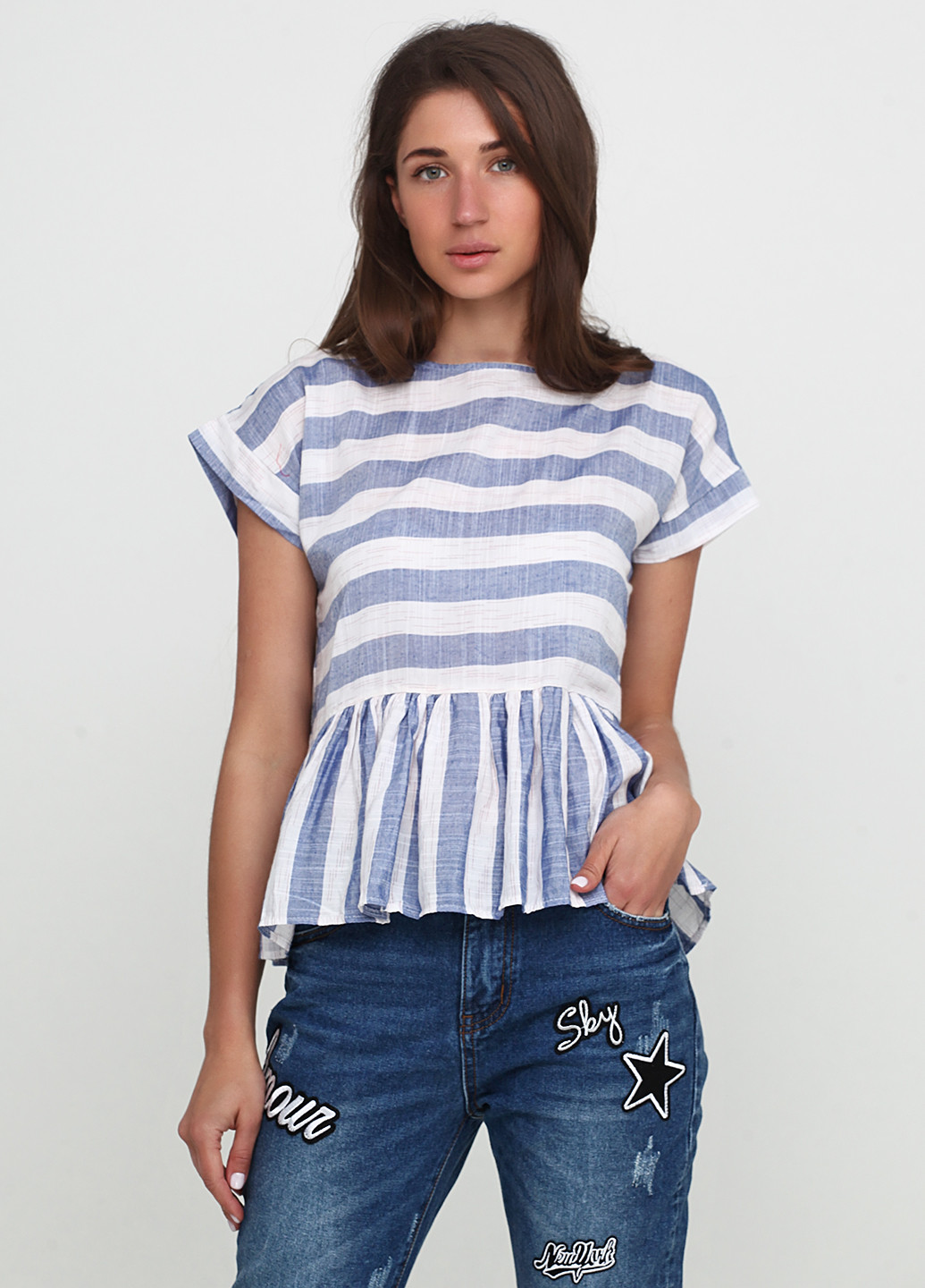 Комбинированная блуза Zeta Otto