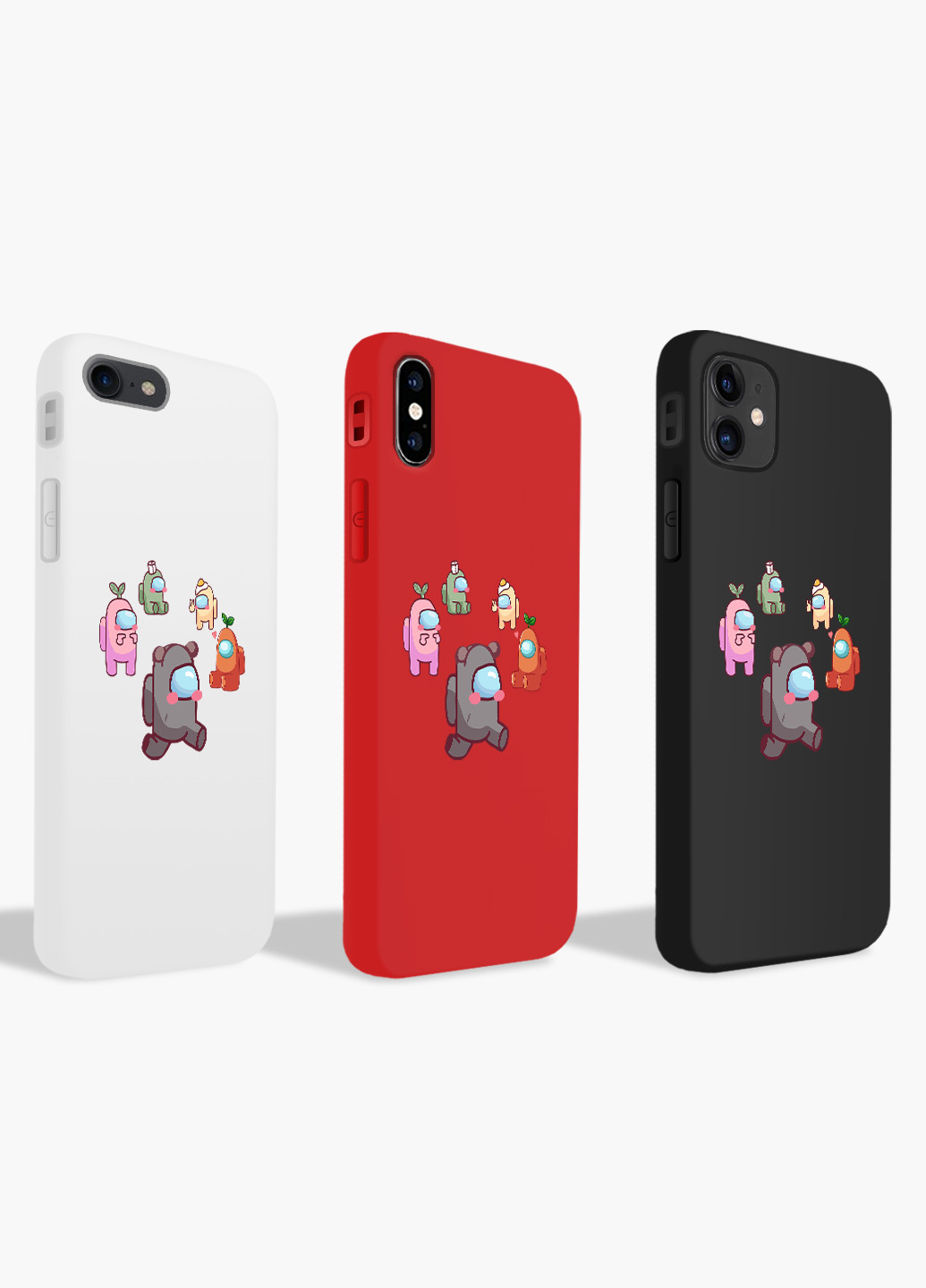 Чехол силиконовый Apple Iphone X Амонг Ас (Among Us) (6129-2407) MobiPrint (219555819)