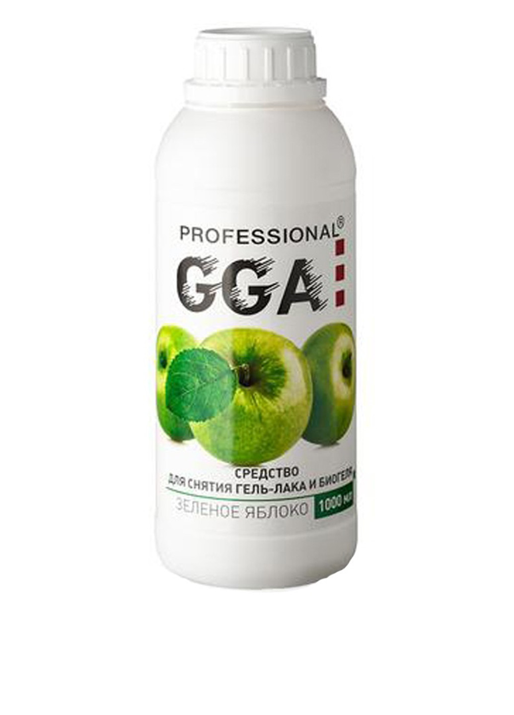 Засіб для зняття гель-лаку Яблуко, 1000 мол GGA Professional (114068905)