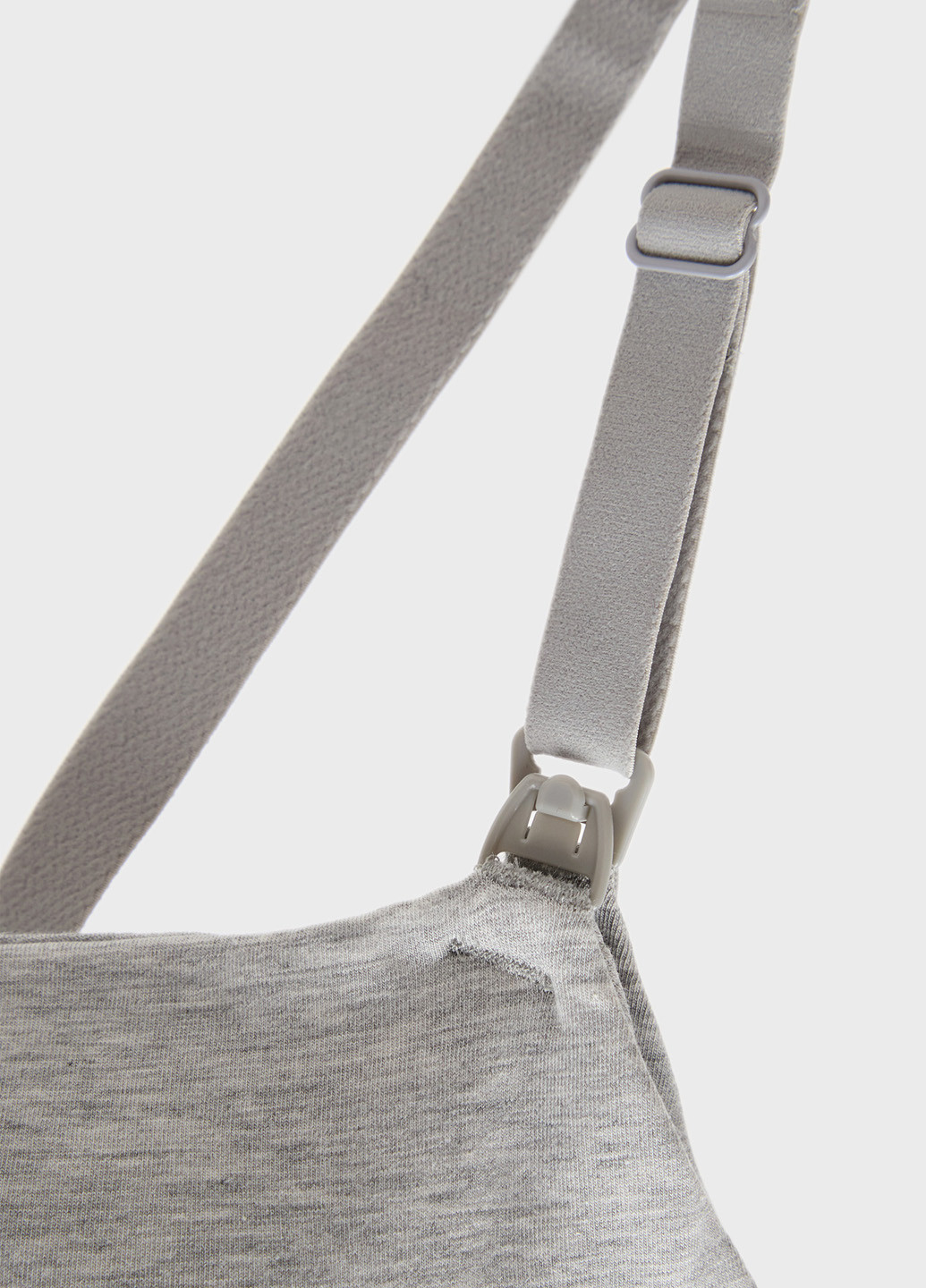 Серый бюстгальтер Calvin Klein без косточек хлопок